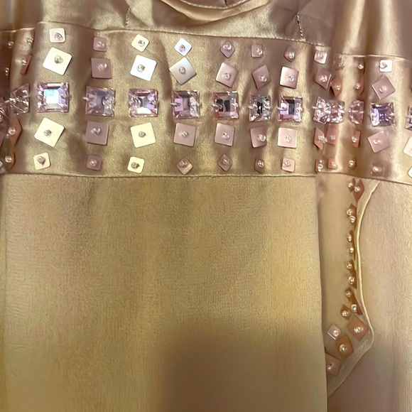 100% Silk Cowl Neck Blouse - Picture 5 of 10